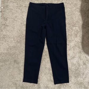Club Monaco Cotton Tapered Pants in Dark Navy.